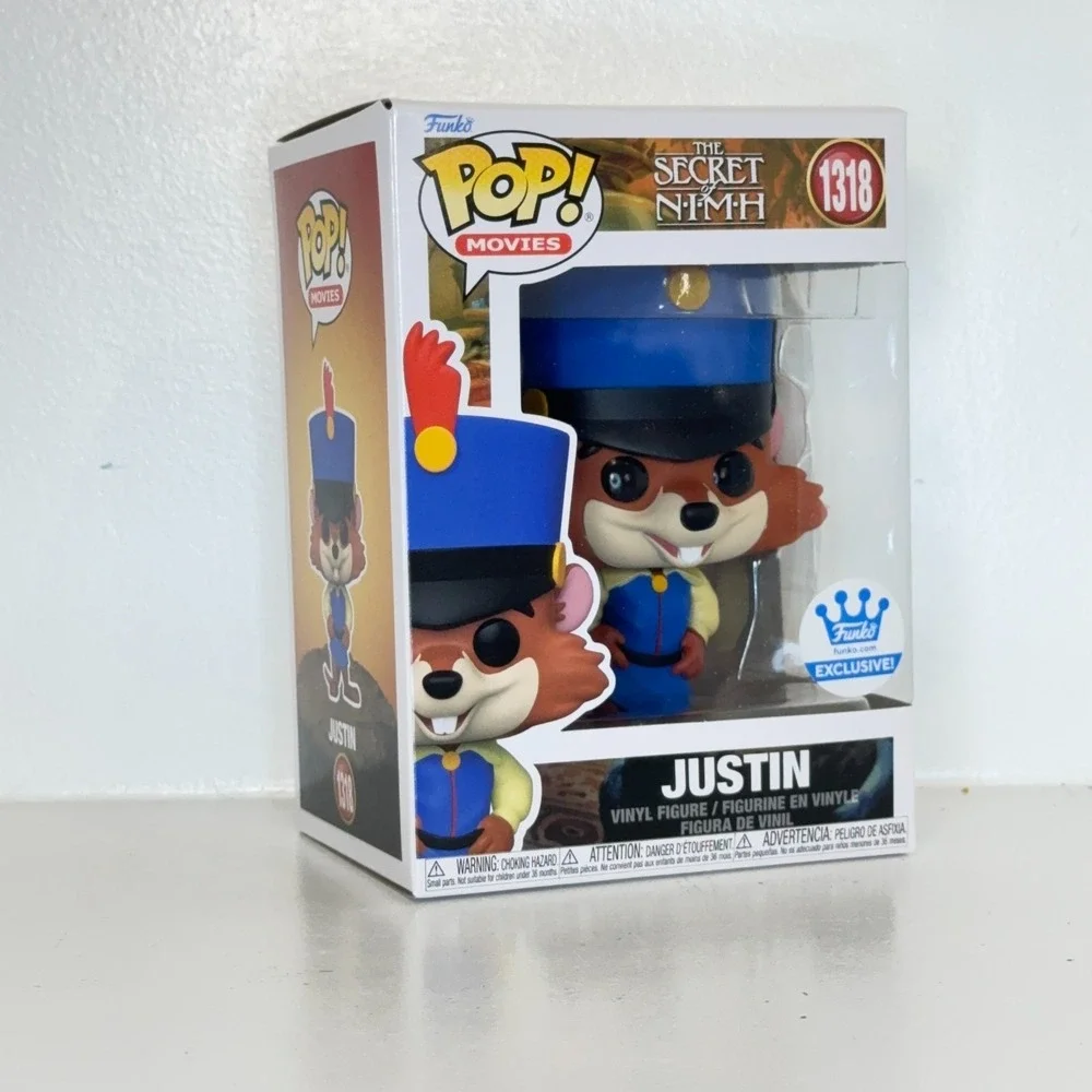 Funko Pop Justin #1318 The Secret of NIMH Animated Movie Vinyl Figure